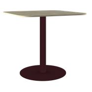 Burgundy Halo Cafe Table